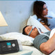 Man sleeping with AirSense 10 CPAP Machine Package with HumidAir Heated Humidifier