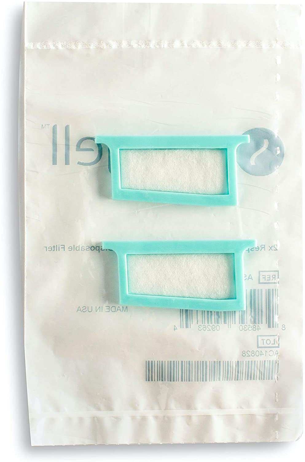 2 Filters Inside Of Bags.