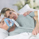 Couple sleeping with man using Amara Full Face CPAP Mask with Gel & Silicone Cushions