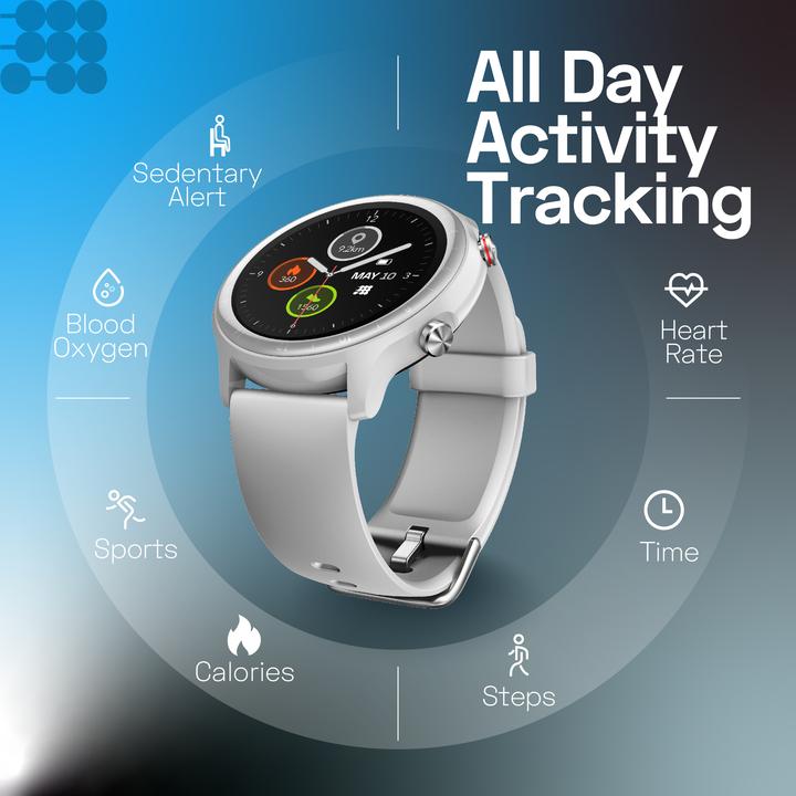 Front view of Cubitt CT4GPS All Day Activity Tracking feature