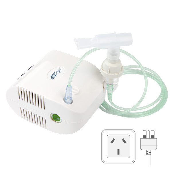 Resp-O2 Portable Compressor Nebulizer with International Plug