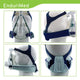 CPAP neck pad different views.