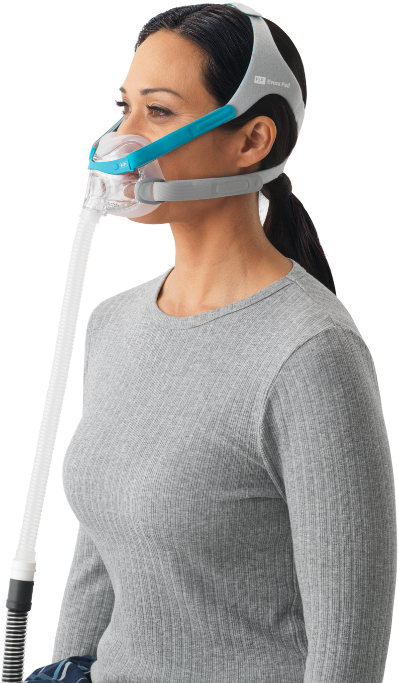 Side viewing the Evora CPAP mask.