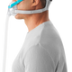 Side view of man wearing the Evora full face CPAP mask.