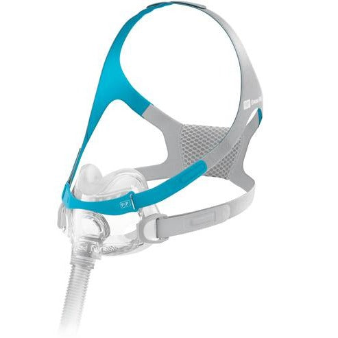 Evora Full Face CPAP Mask with Headgear side.