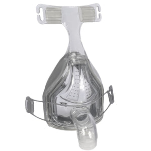 Isometric view of FlexiFit 432 Full Face Mask with glider strand and Without Headgear