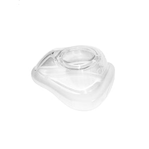 Front view of silicone Nonny Full Face Pediatric CPAP Replacement Cushion