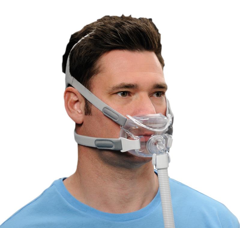 Man using Amara View CPAP Mask.