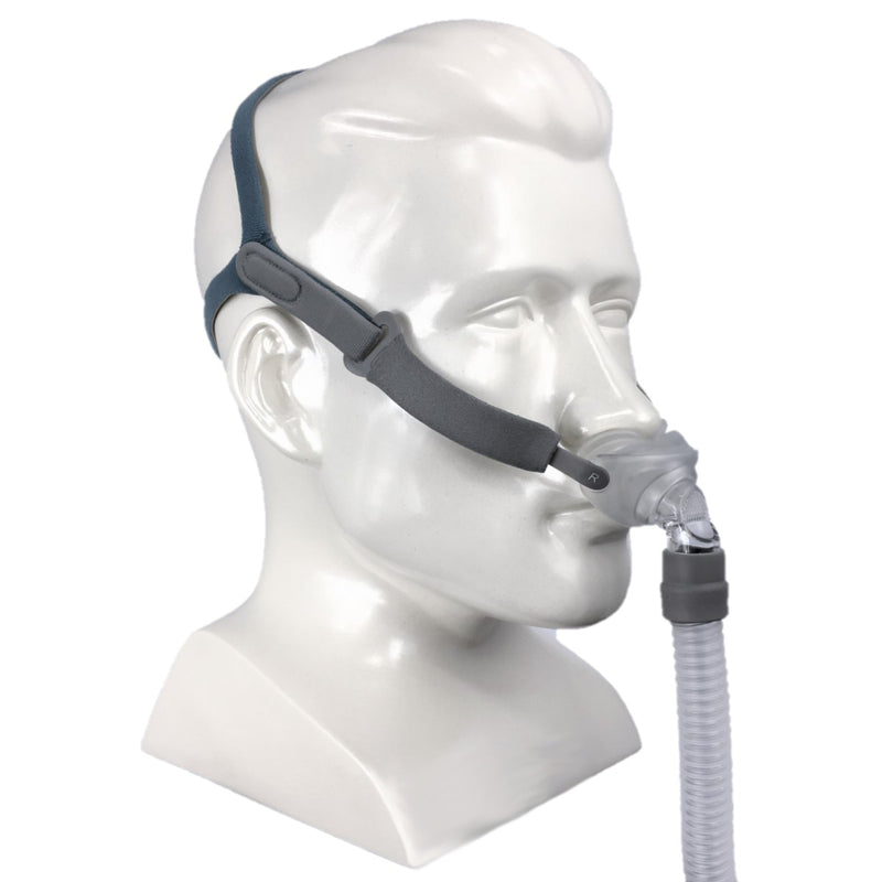 Mannequin using the Rio ll Nasal CPAP Mask by 3B Medical.