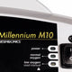 Closeup view of button switch of Millennium M10 Oxygen Concentrator Bundle - 10 LPM Grey