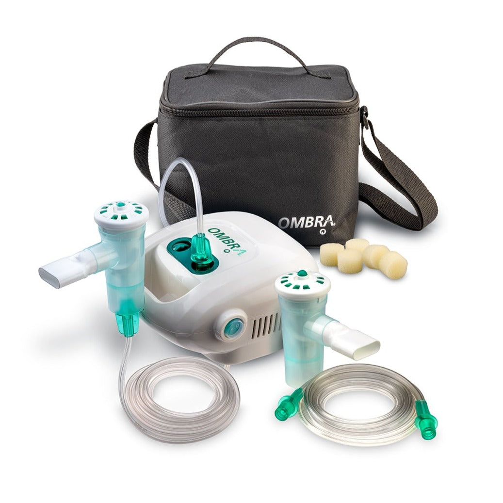 Front view of Monaghan Medical Ombra Compressor Nebulizer