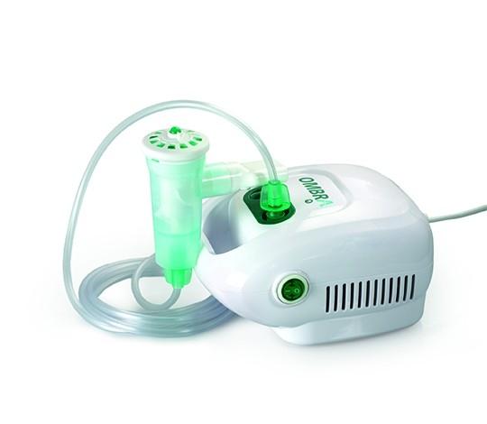 Side view of Monaghan Ombra 120V Compressor and Nebulizer