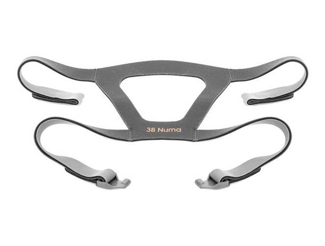 Grey headgear Numa Full Face by 3B Medical