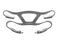 Grey headgear Numa Full Face by 3B Medical