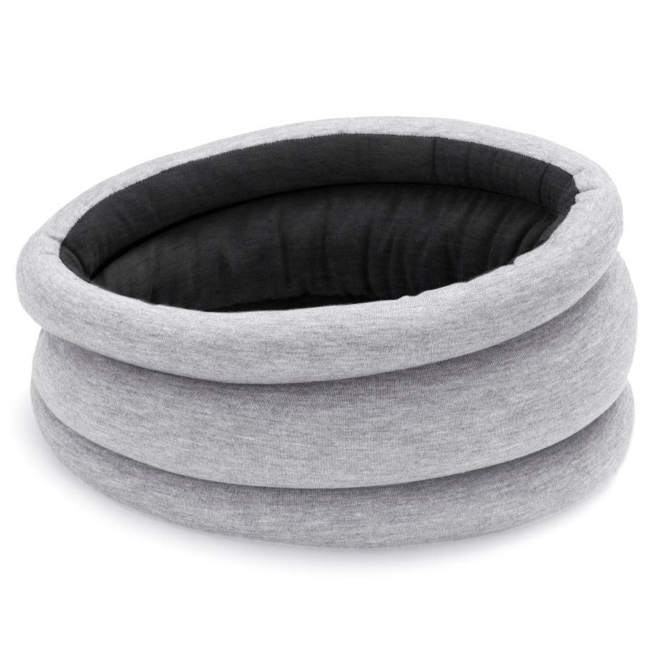 Midnight Grey Light Versatile Travel Pillow.