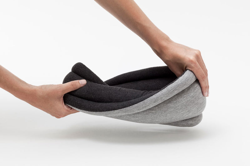 Inside Out Of The Midnight Grey Light Versatile Travel Pillow.
