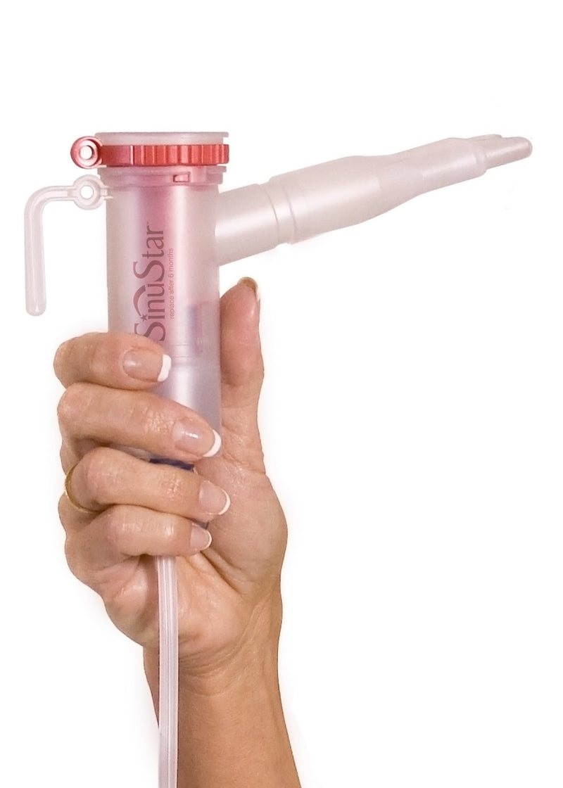 Side view of Pari LC Star Nebulizer in hand