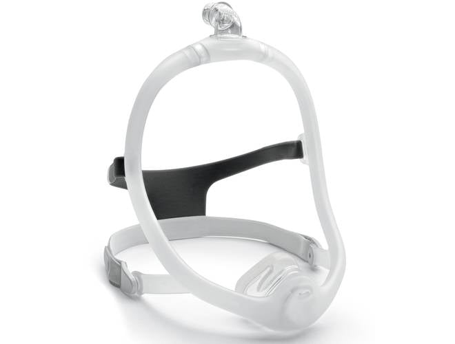 Side view of DreamWisp CPAP Mask without on top tube connector.