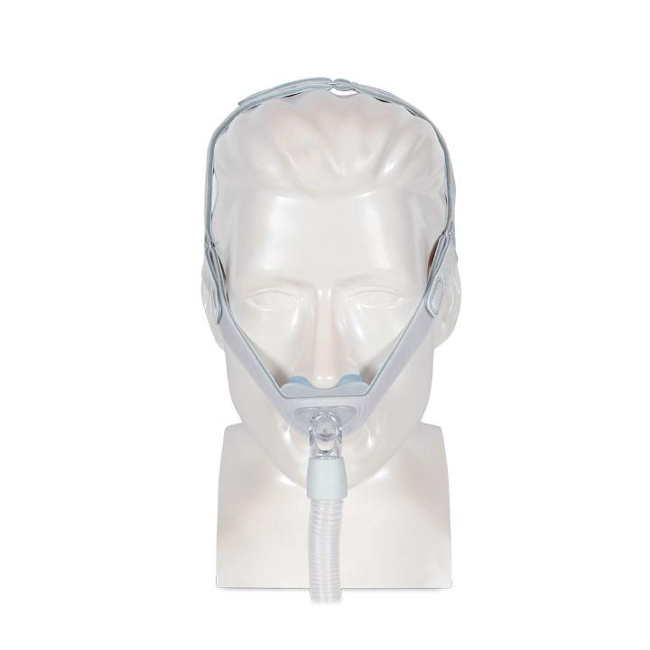 Respironics Nuance pillow on mannequin.