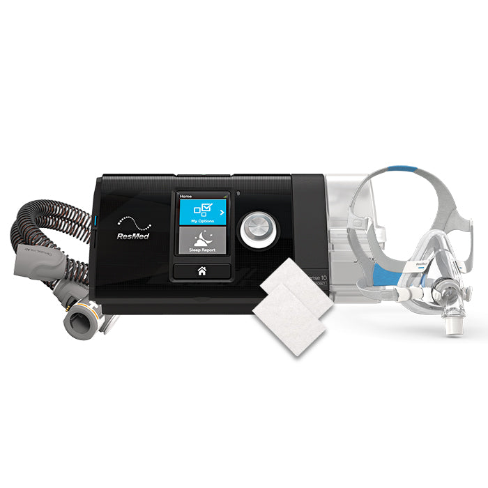 AirSense™ 10 AutoSet™ Connected Bundle with AirFit F20 Full Face Mask