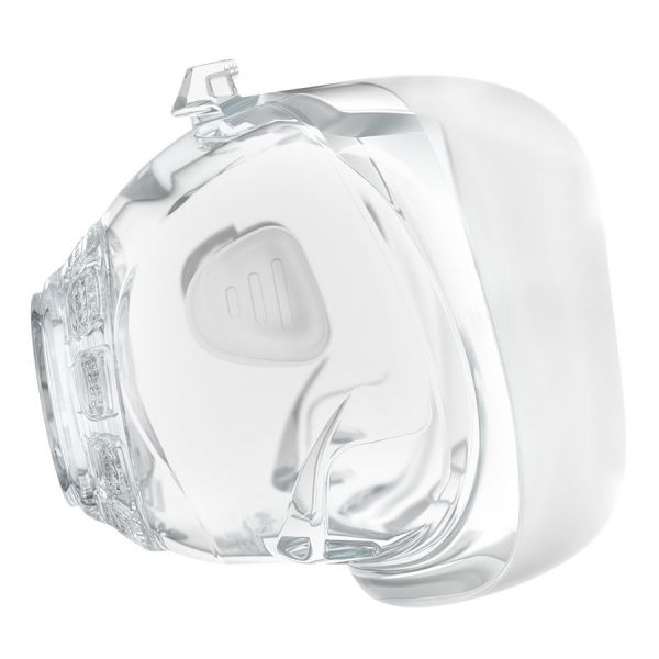 Side view of clear Mirage FX Cushion