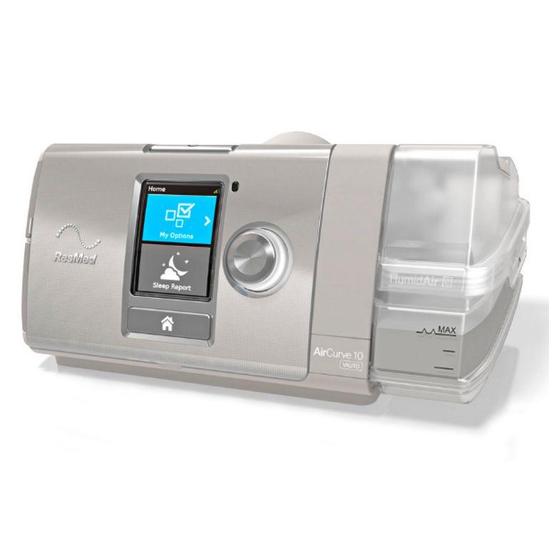 AirCurve 10 VAuto BiPAP Card-to-Cloud with humidifier.