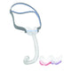 Resmed AirFit N30 nasal mask with headgear on white background front side view