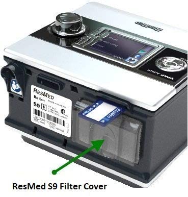 showing where to place S9 filter cover