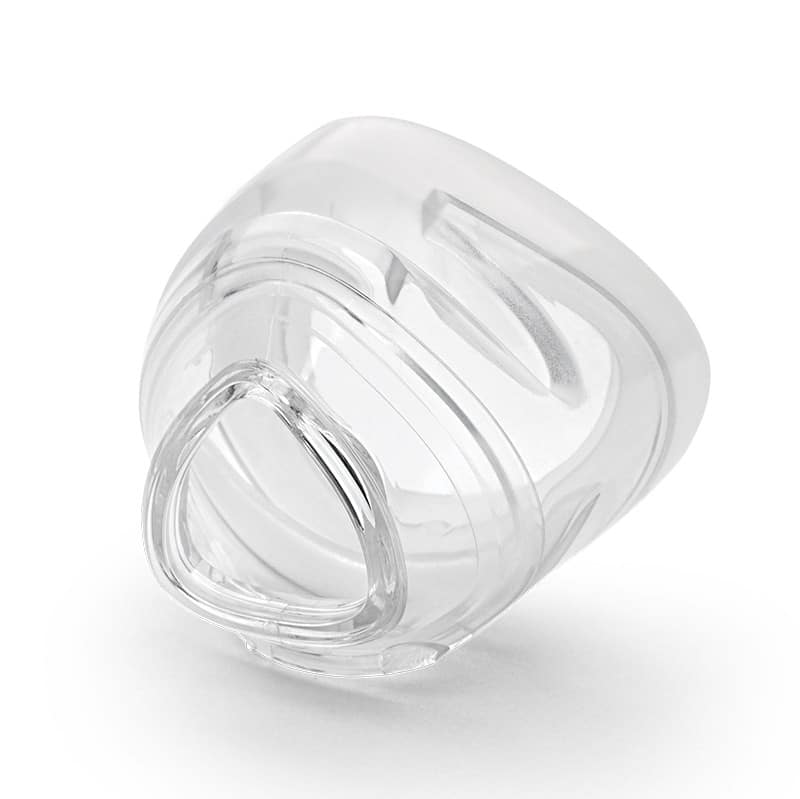 Detail view of DreamWisp gel cushion for Phillips Respironics.