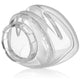 Isometric view of see through cushion for Siesta Nasal Mask All Size Fit Pack by 3B Medical.