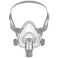 Front view of grey headgear and nasal frame cushion for Siesta Full Face Mask by 3B Medical.