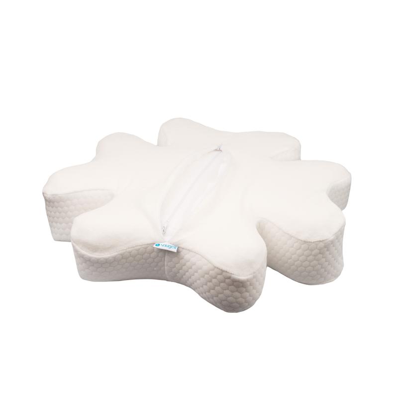 Back of CPAP pillow.