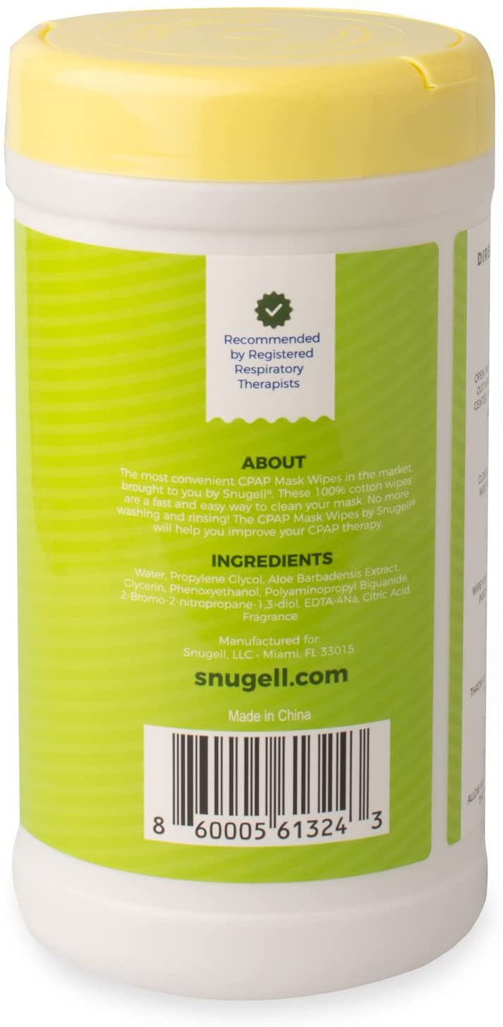 Second rear view of Snugell CPAP Mask Wipes