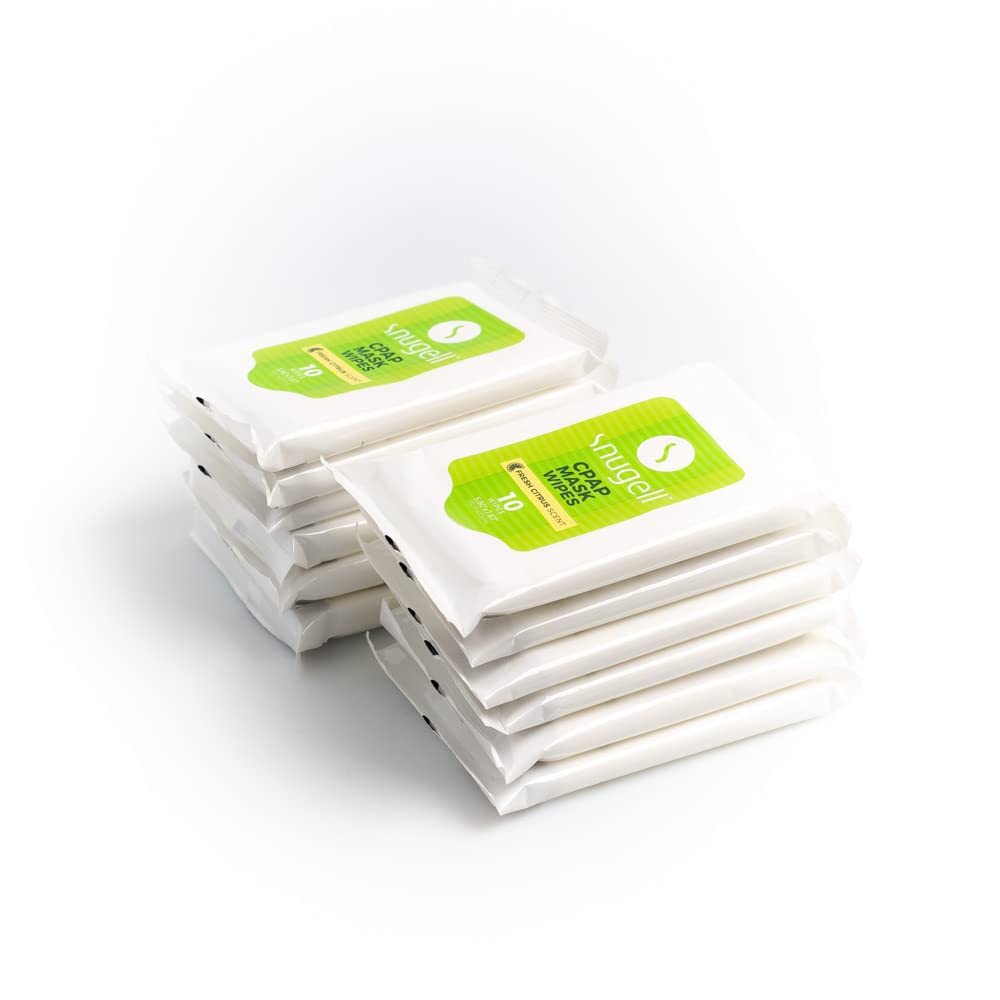 Citrus wipes for travel stacked.