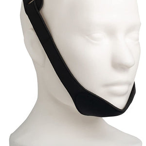 Angled view of Snugell Halo Style Chin Strap