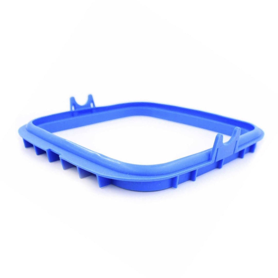 Front view of blue replacement lid gasket for SoClean Cleaner Machine.