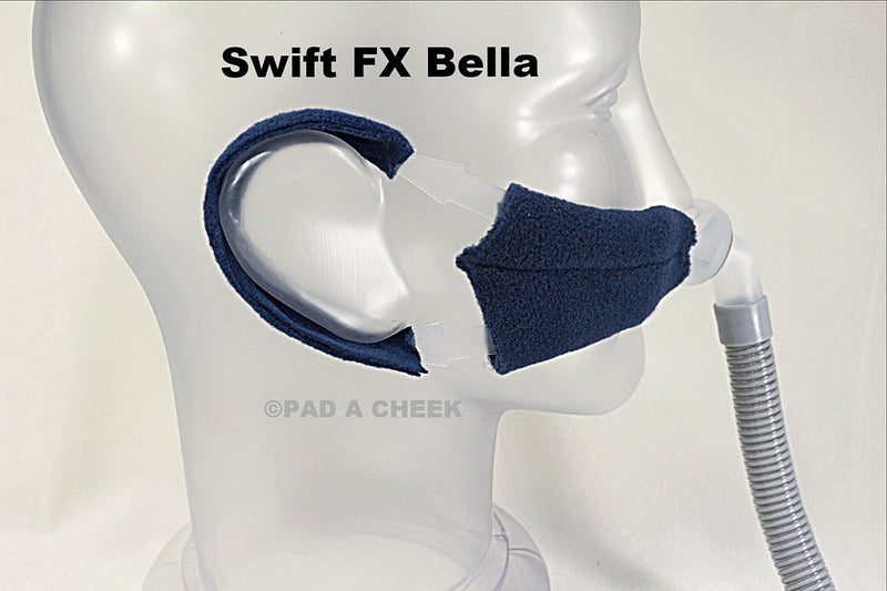 Swift fx bella loop ear covers on mannequin right ear