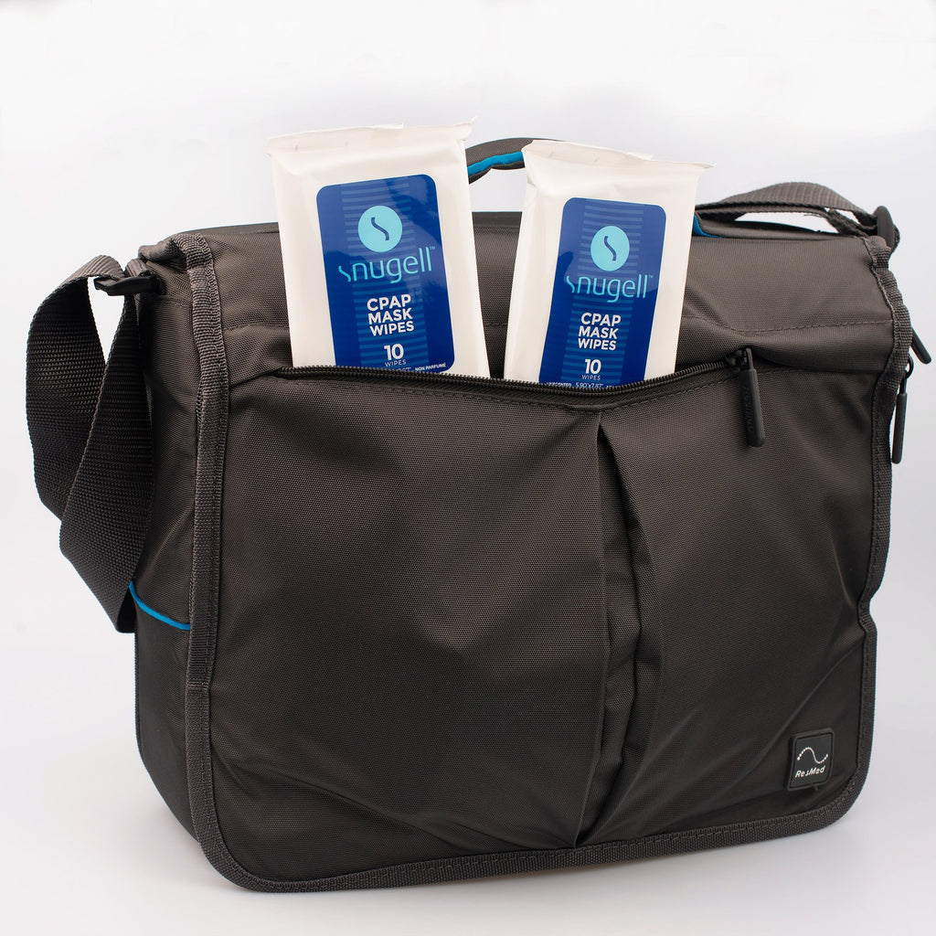 Snugell Travel Wipes In Travel Bag.