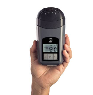 Z2 Ultra-Small, Travel CPAP, hold by a hand