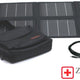 Front view of Zopec Explore Solar Charger with case