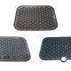 Front view of multiple Black Knight CPAP Protector Mats