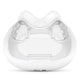 Front view of clear AirFit F30i Cushion by ResMed