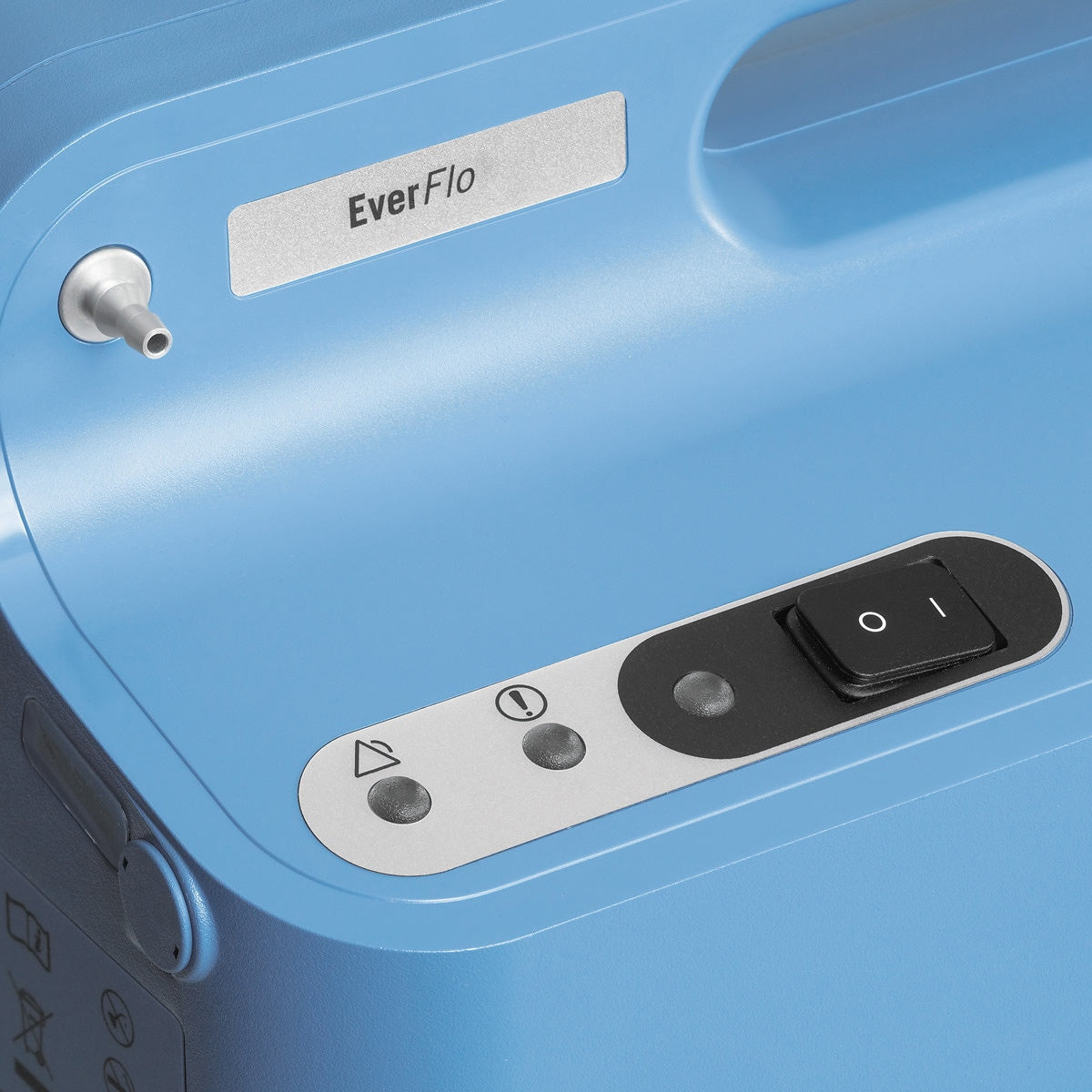 EverFlo Oxygen Concentrator name on machine.