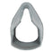 Gray foam cushion for Fisher & Paykel Forma full face mask, front view with size S marking