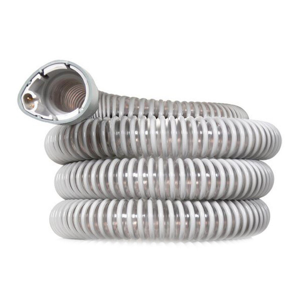 Fisher & Paykel ICON ThermoSmart heated breathing tube coiled, showing cuff with heater wire connector
