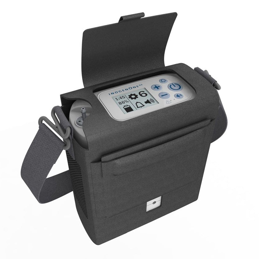 Inogen One G5 Portable Oxygen Concentrator Bundle In Bag.