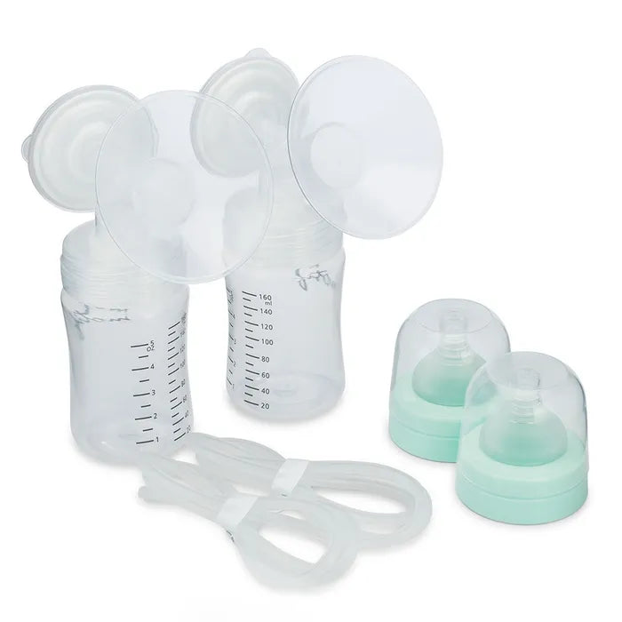 Breast pump bottles.