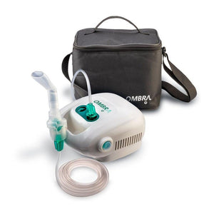 Front angled view of Monaghan Ombra with MC 300 Nebulizer