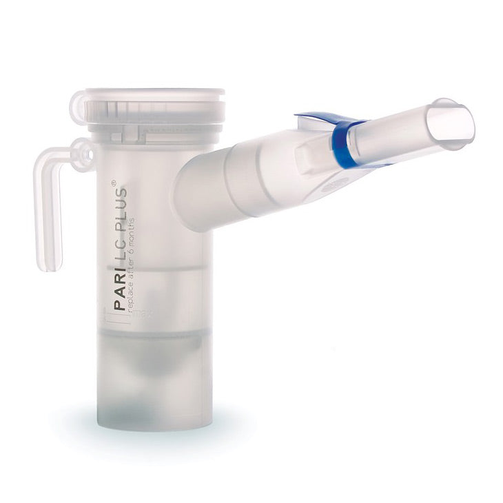 Close shot of the the Pari LC Plus Reusable Nebulizer