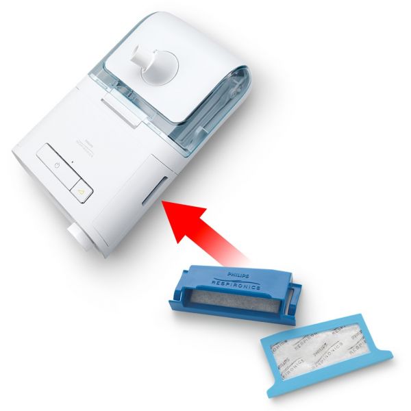 Where to change the filter on your Dreamstation.